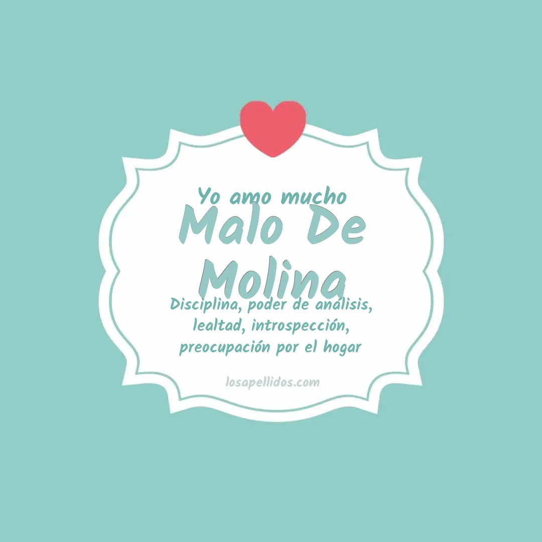 Yo amo mucho Malo de molina