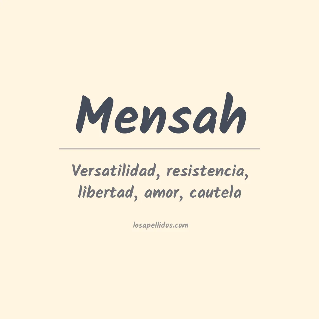 Apellido Mensah