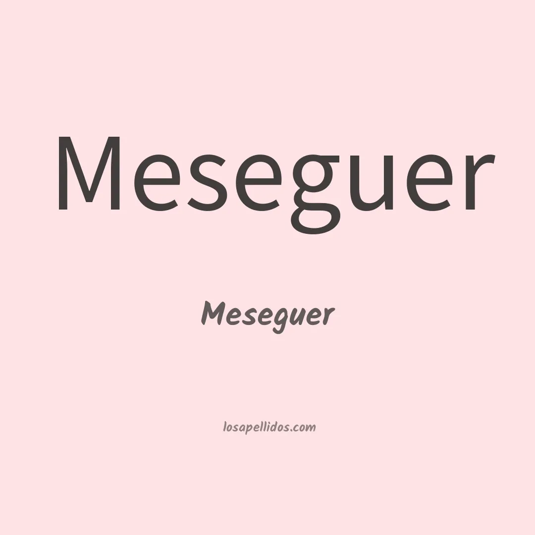 Meseguer en chino