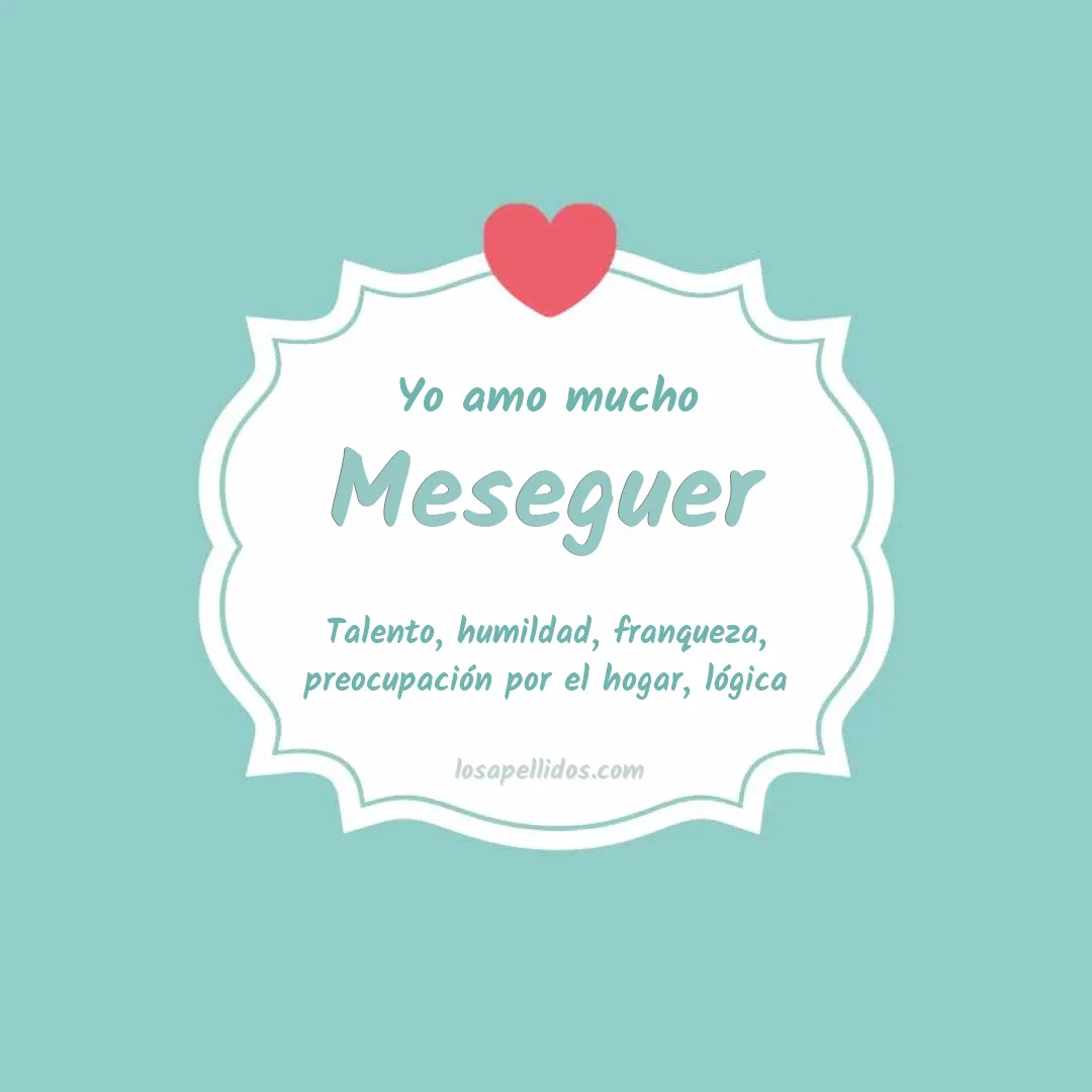 Yo amo mucho Meseguer