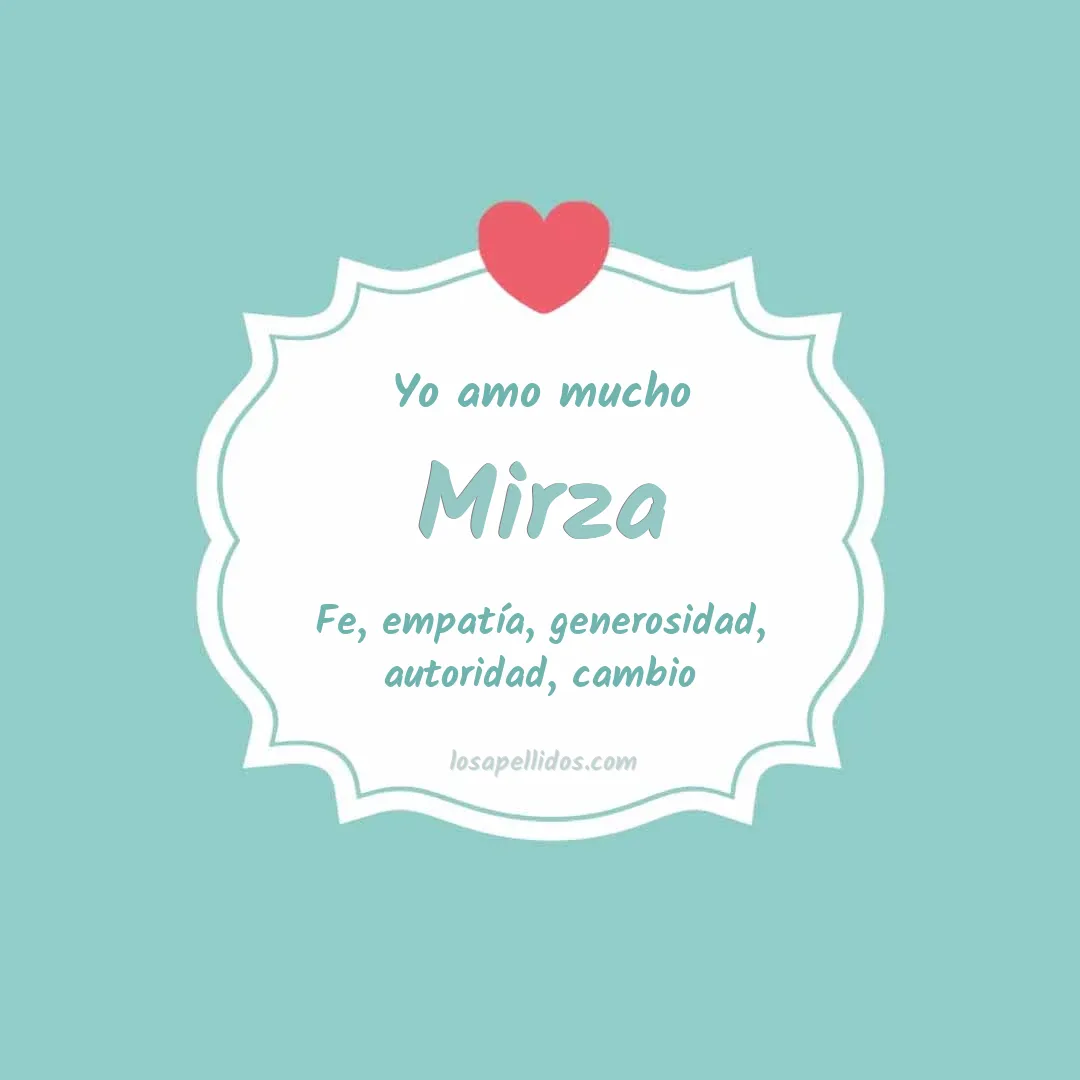 Yo amo mucho Mirza