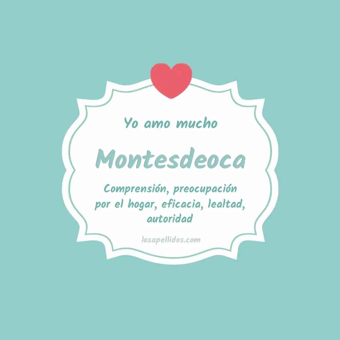 Yo amo mucho Montesdeoca