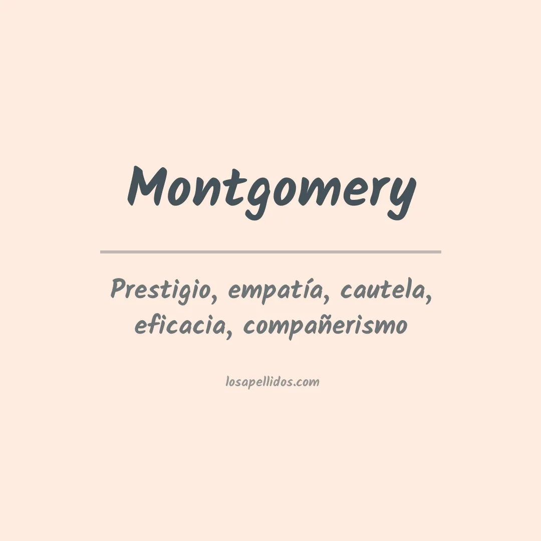 Significado del Apellido Montgomery