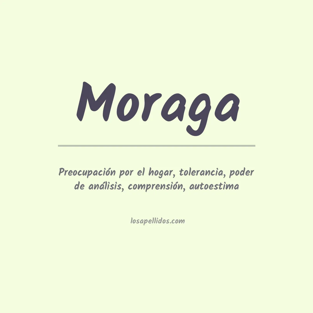 Significado del Apellido Moraga