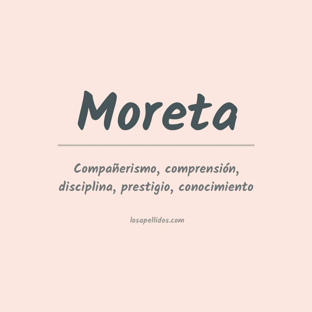 Significado del Apellido Moreta