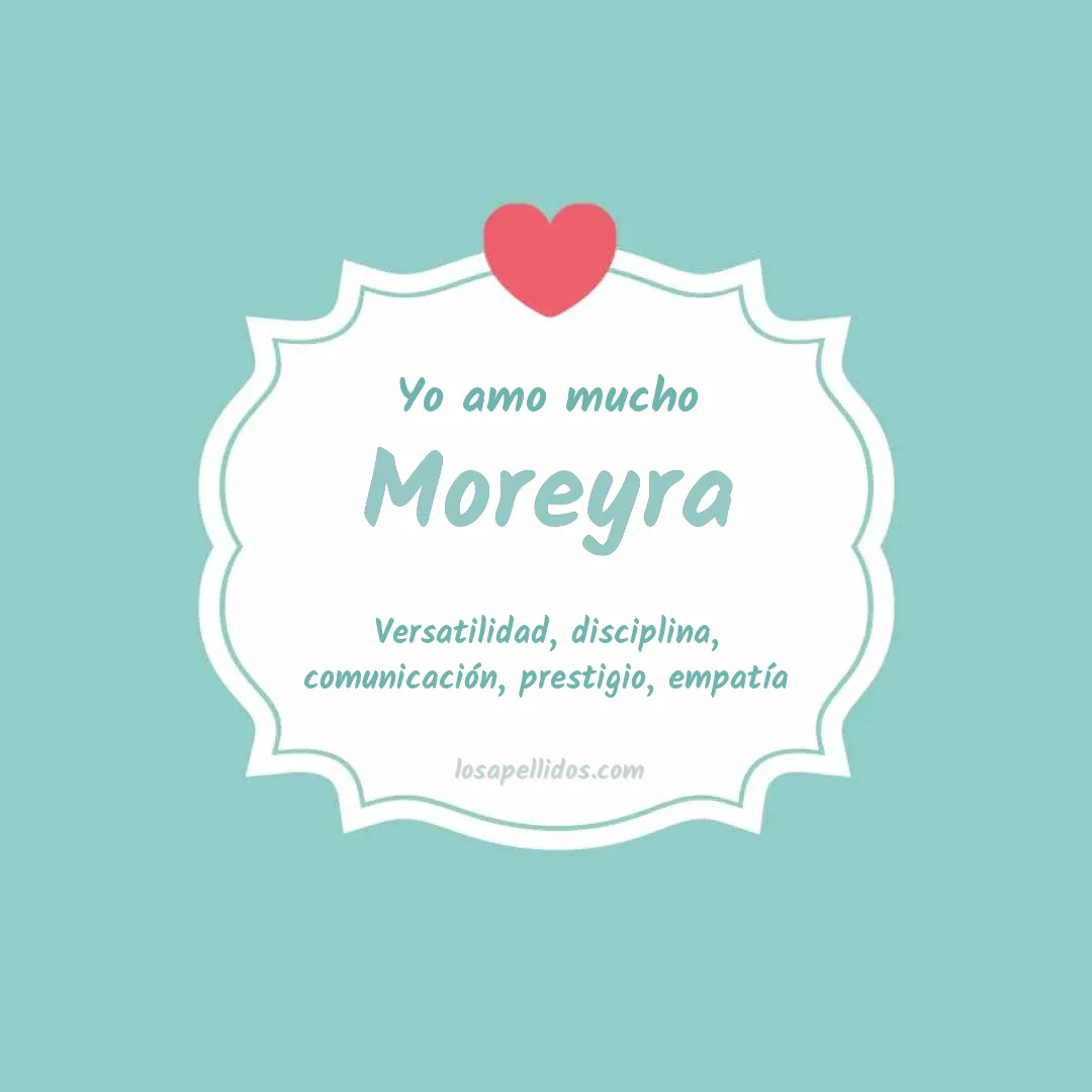 Yo amo mucho Moreyra