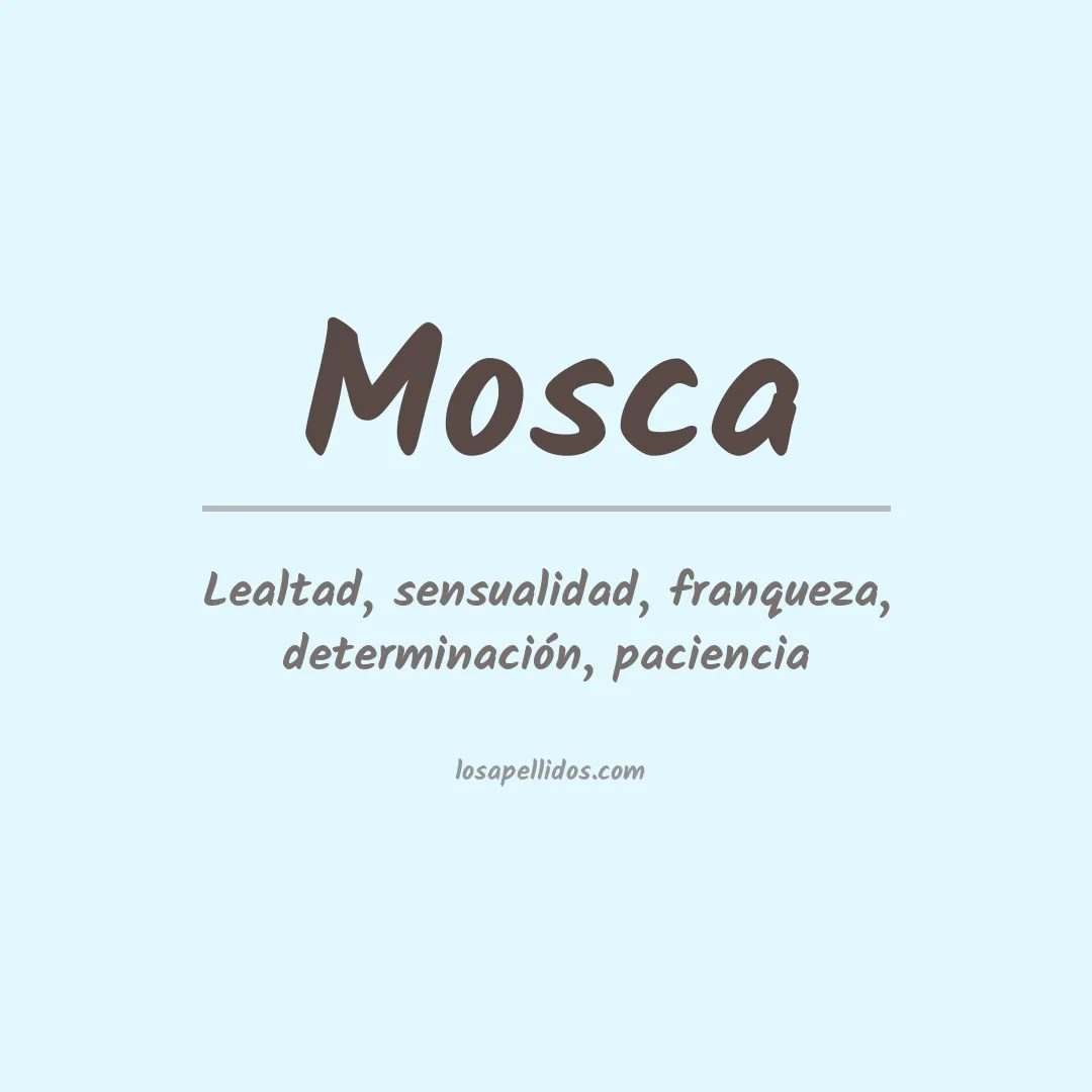Significado del Apellido Mosca