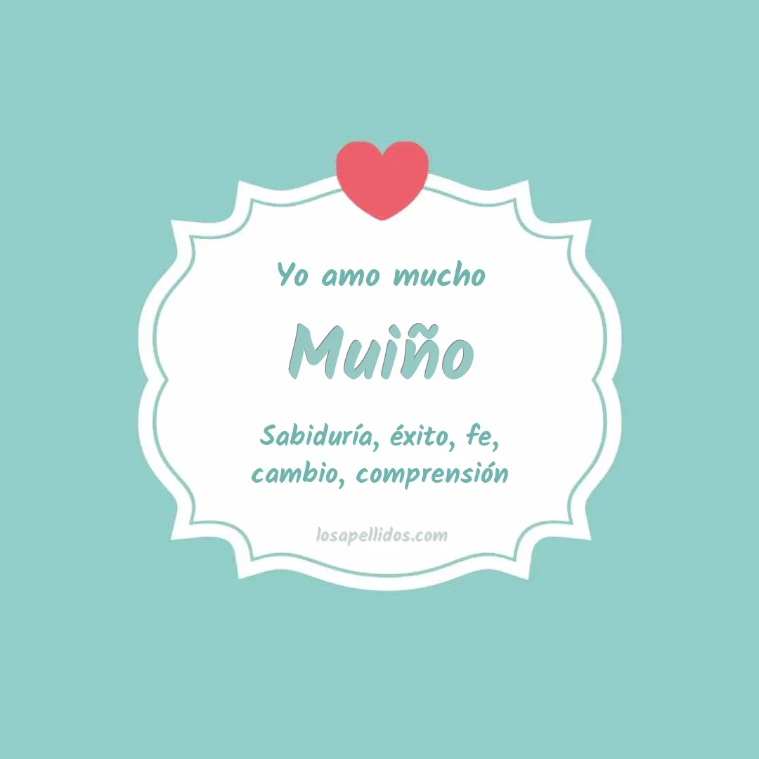 Yo amo mucho Muiño