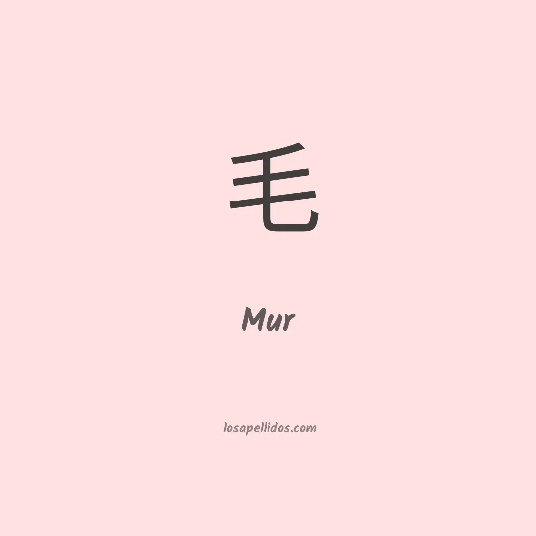 Mur en chino