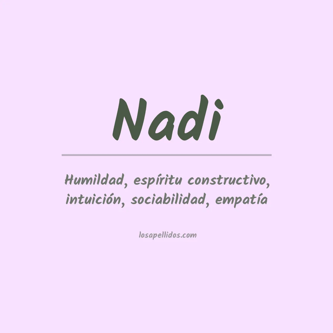 Apellido Nadi