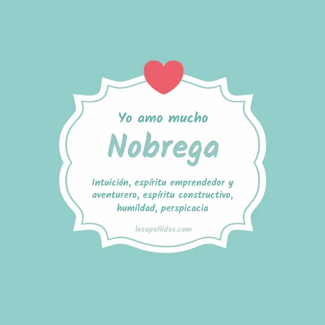 Yo amo mucho Nobrega