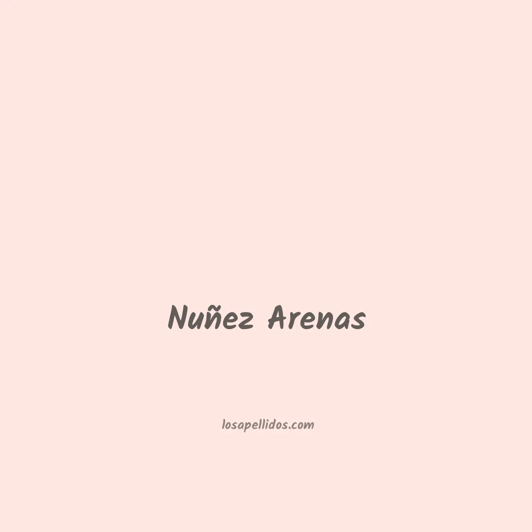 Nuñez arenas en chino