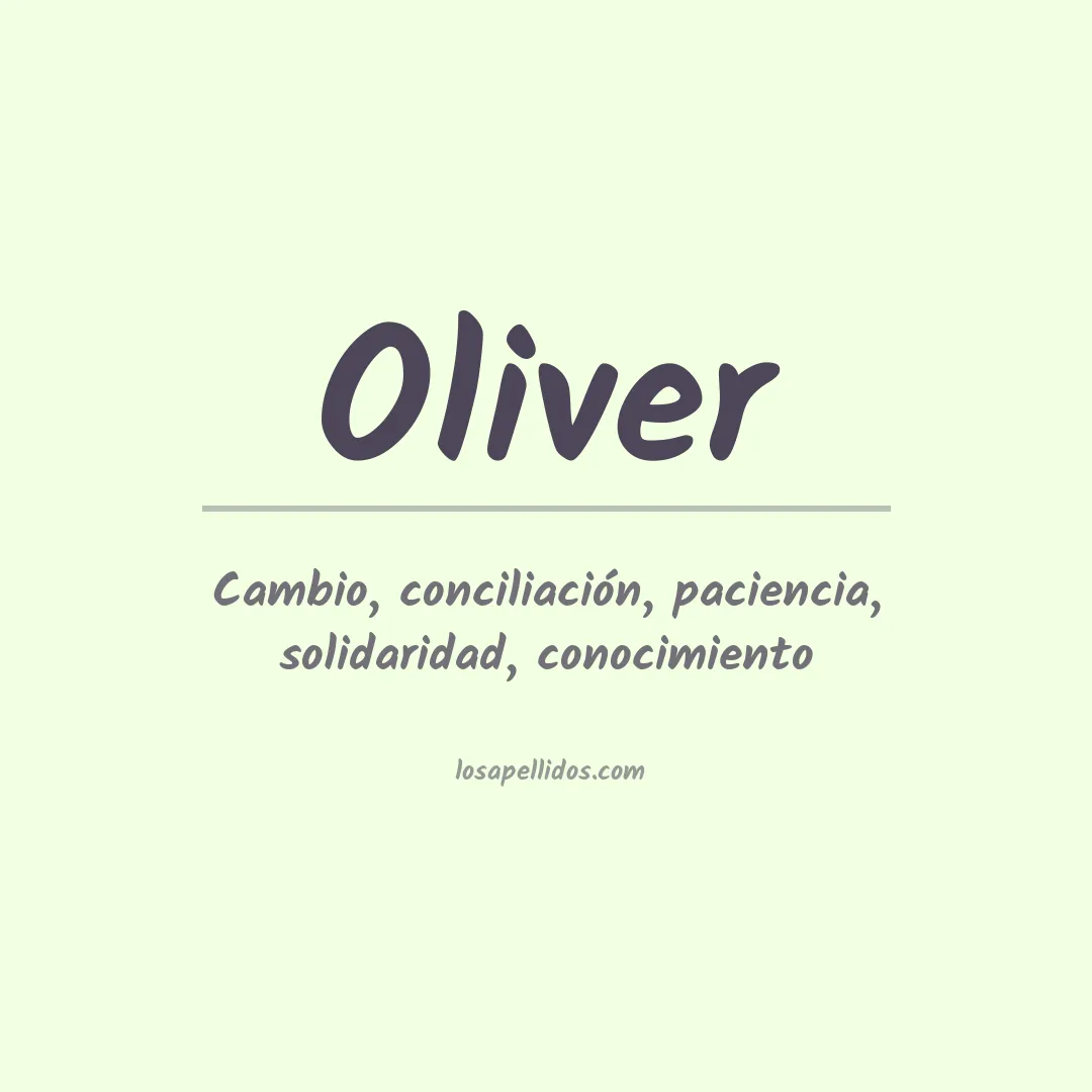 Escudo del apellido Oliver