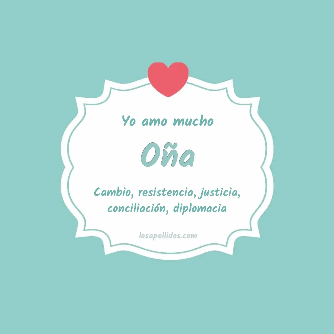 Yo amo mucho Oña