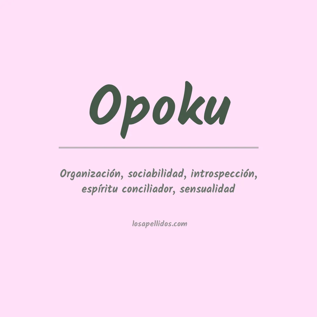 Apellido Opoku