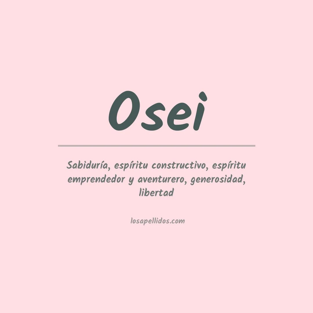 Apellido Osei