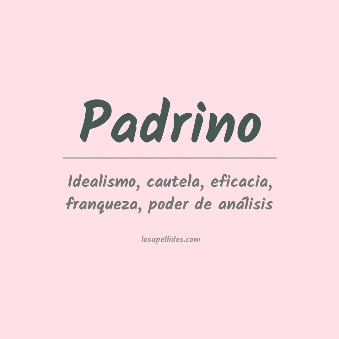 Significado del Apellido Padrino