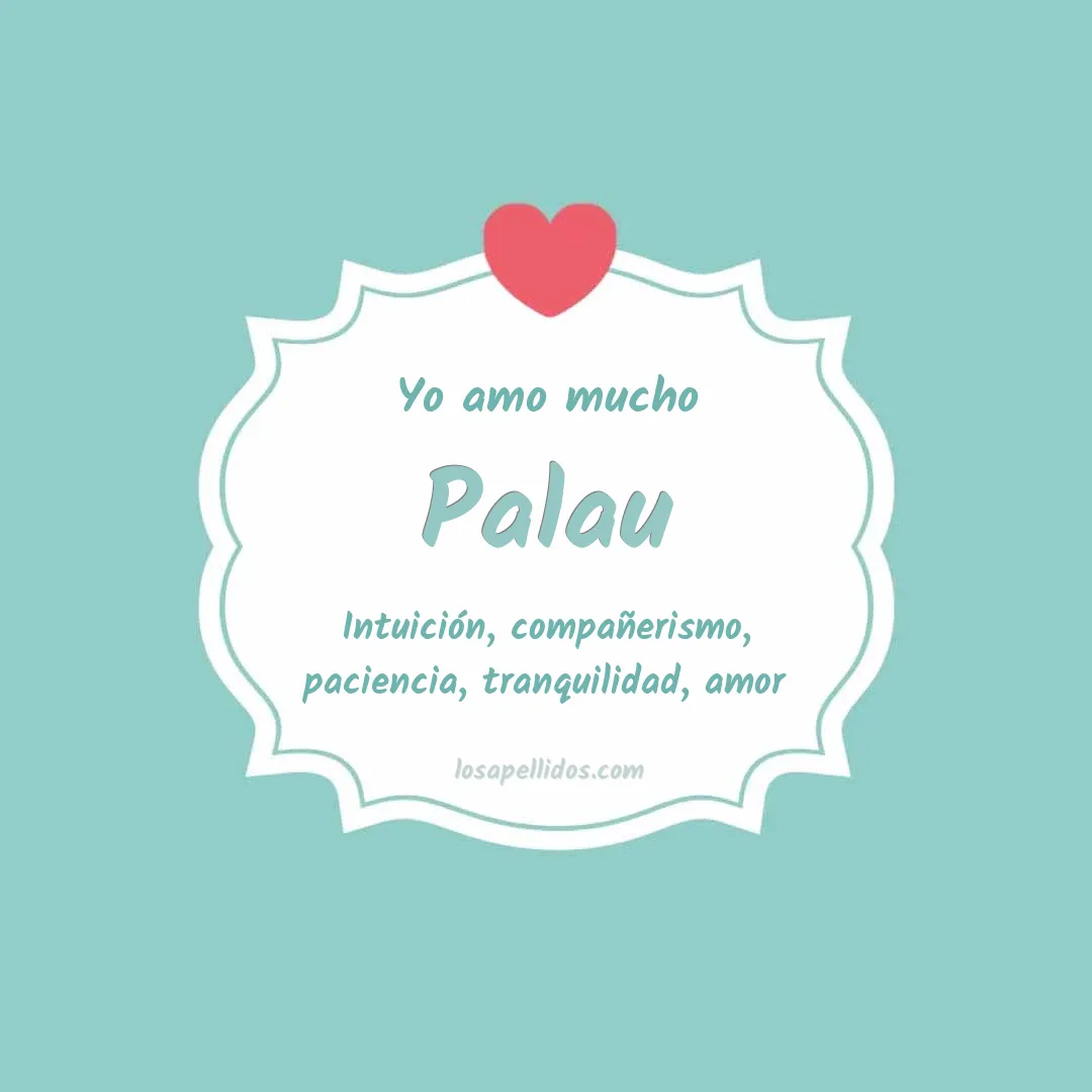 Yo amo mucho Palau