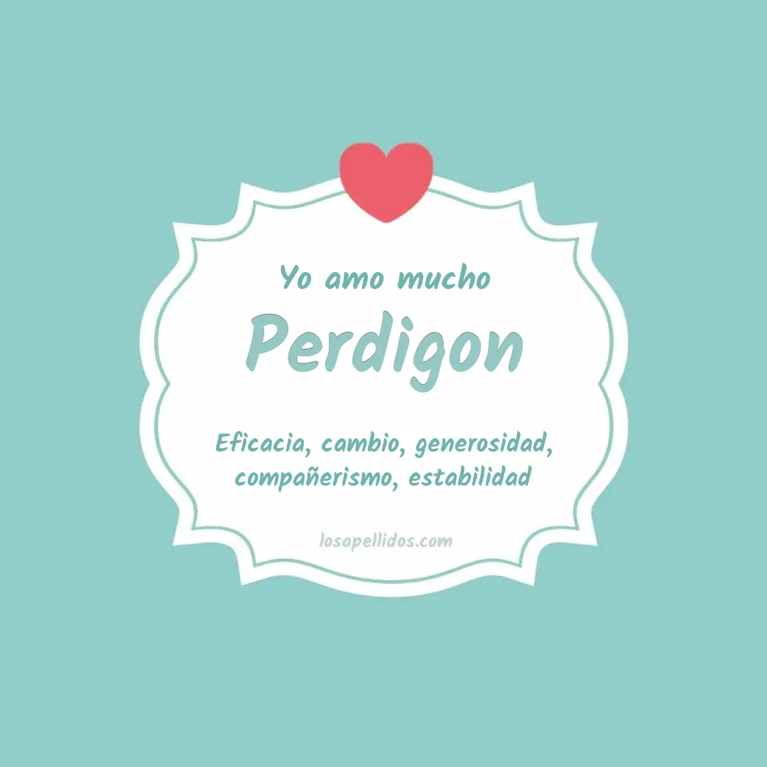 Yo amo mucho Perdigon