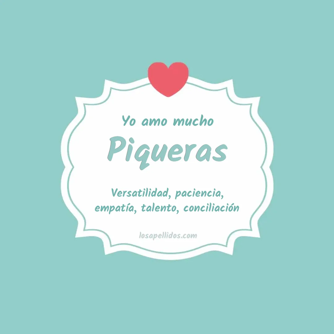 Yo amo mucho Piqueras
