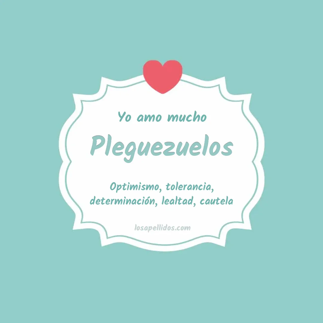 Yo amo mucho Pleguezuelos