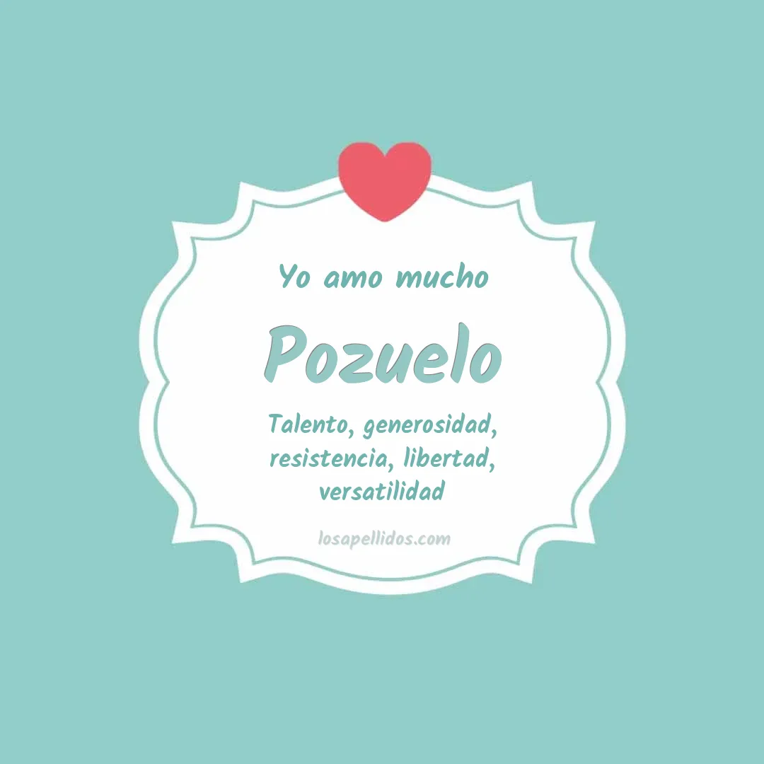 Yo amo mucho Pozuelo