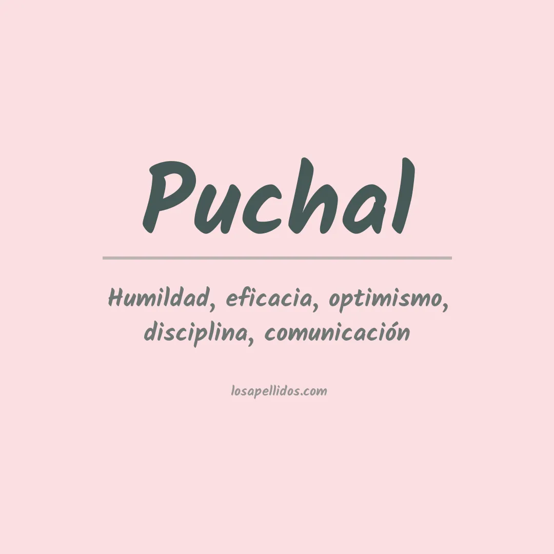 Significado del Apellido Puchal