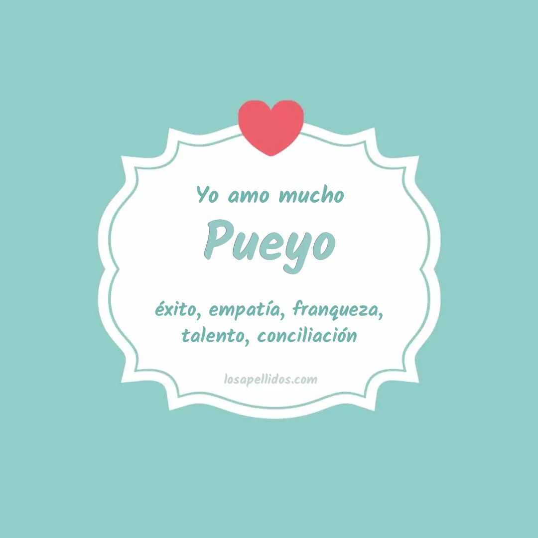 Yo amo mucho Pueyo