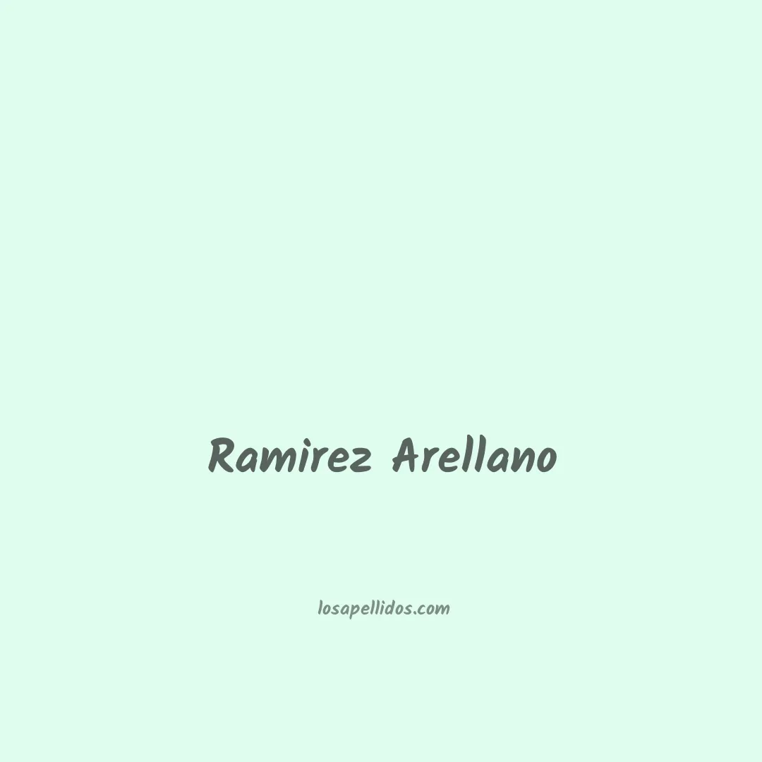 Ramirez arellano en chino