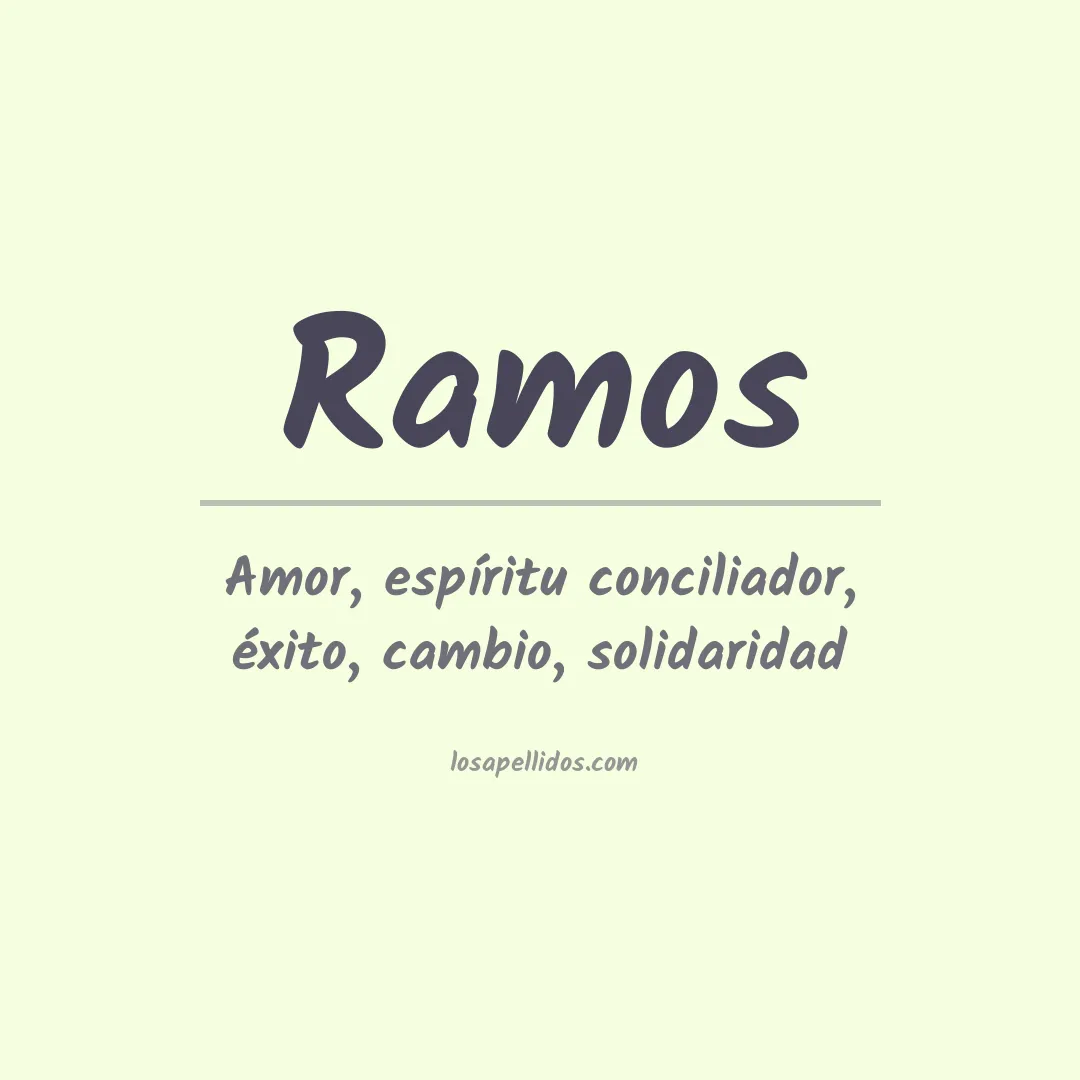 Apellido Ramos
