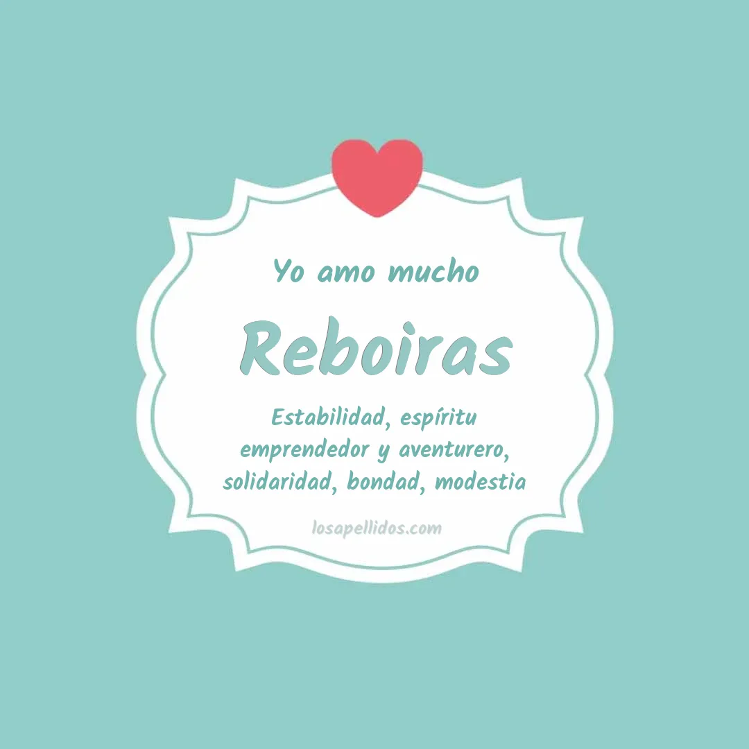 Yo amo mucho Reboiras