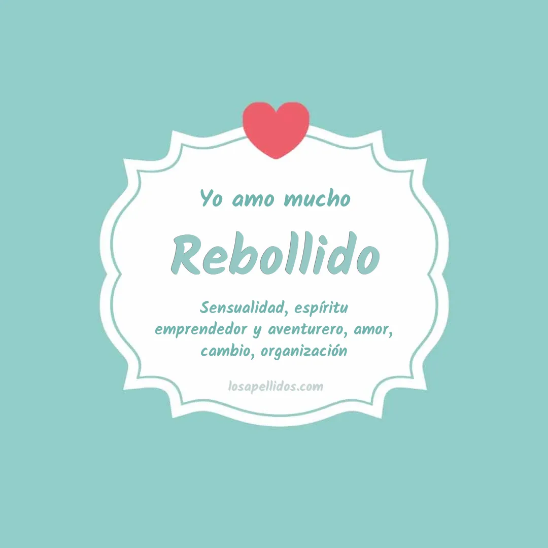 Yo amo mucho Rebollido