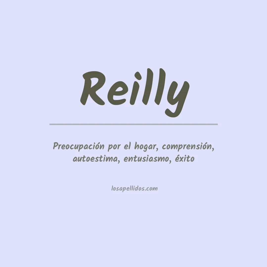 Significado del Apellido Reilly