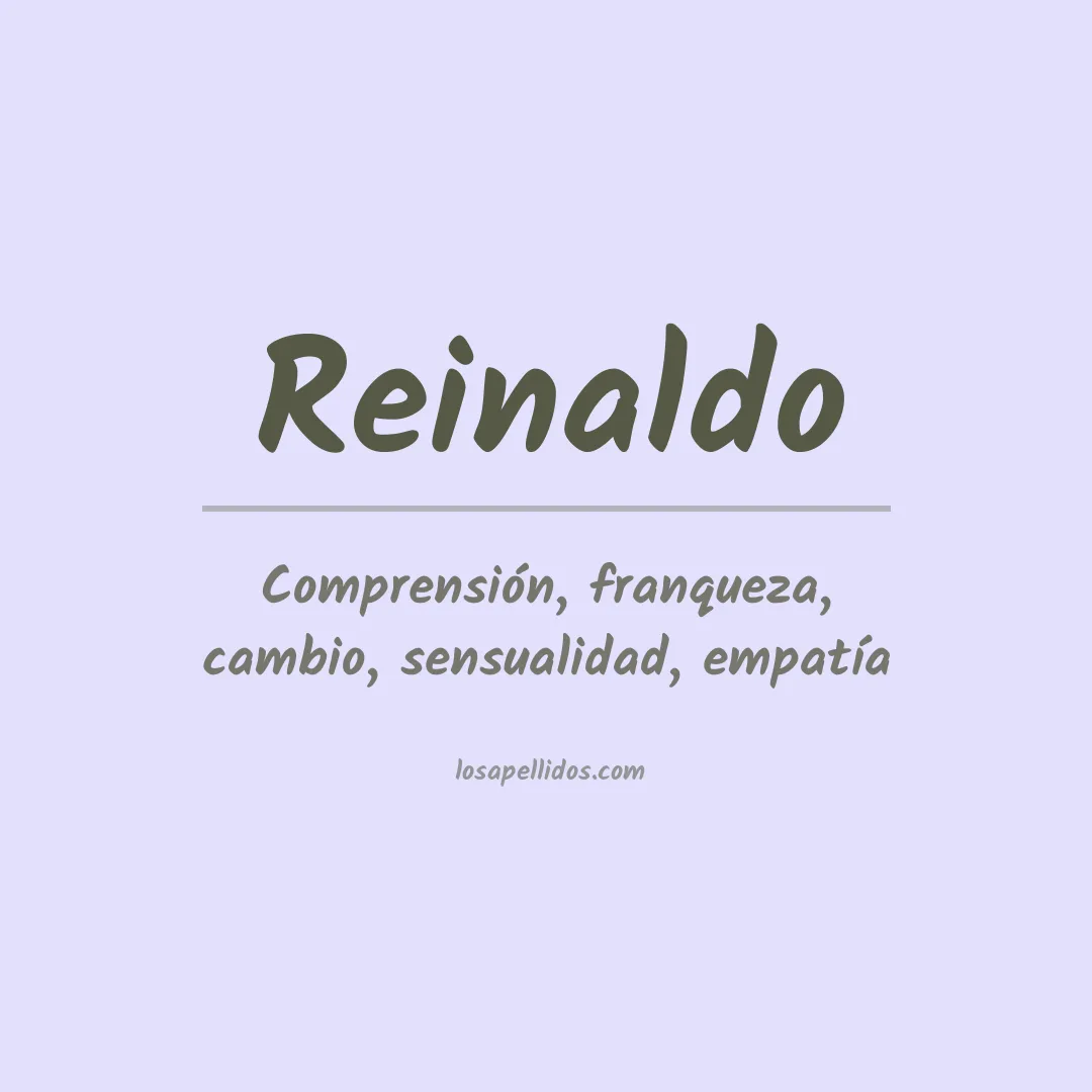 Significado del Apellido Reinaldo