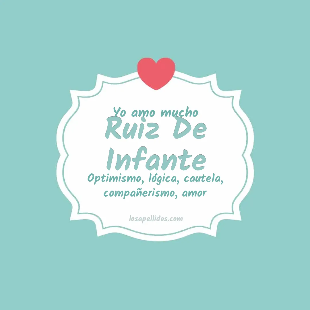 Yo amo mucho Ruiz de infante
