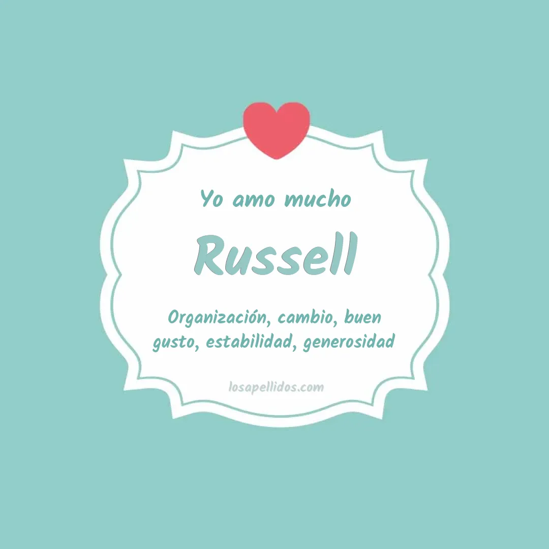 Yo amo mucho Russell