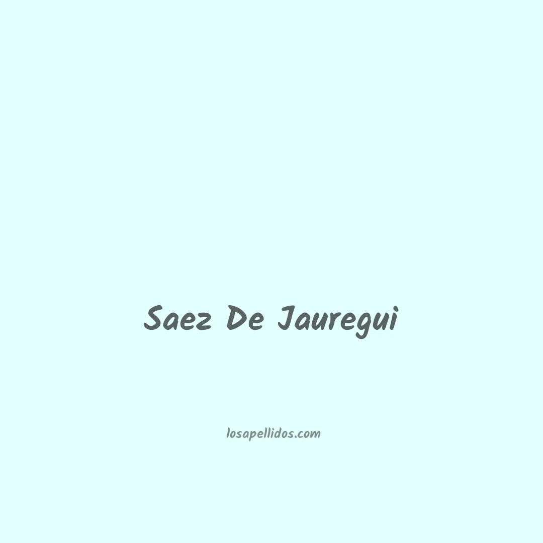 Saez de jauregui en chino