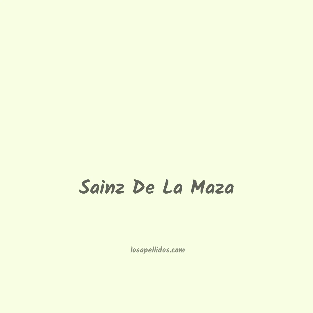Sainz de la maza en chino