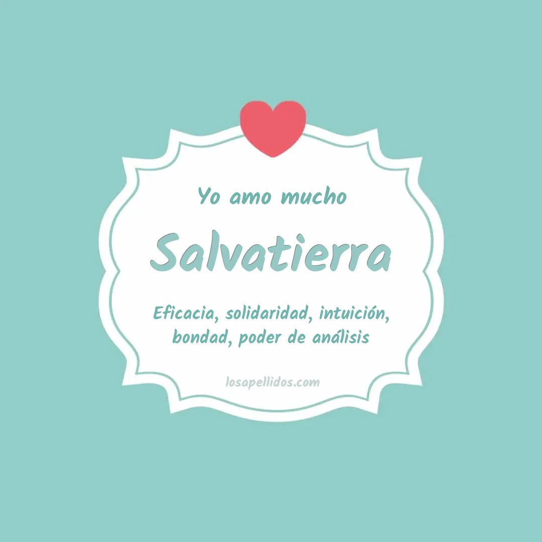 Yo amo mucho Salvatierra