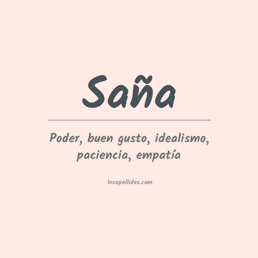 Apellido Saña