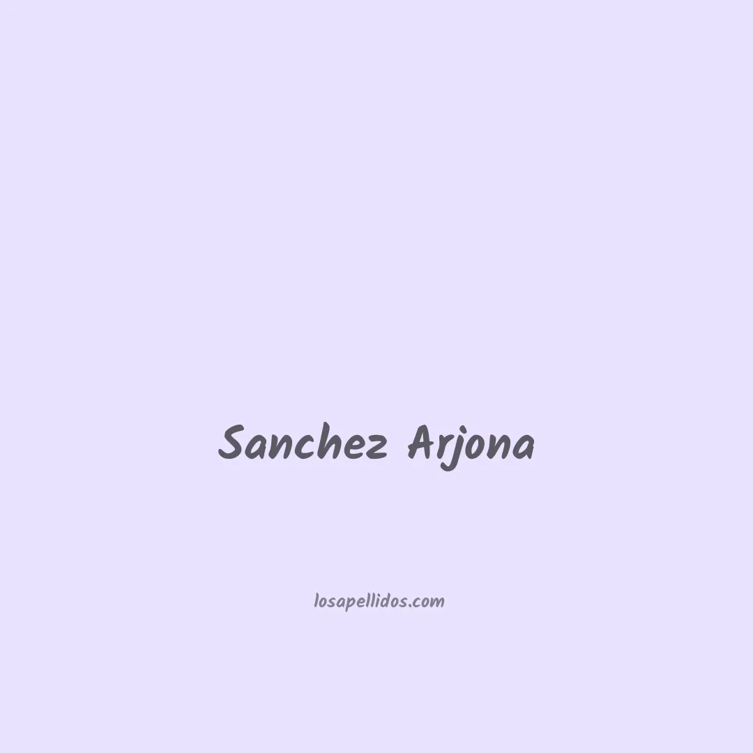Sanchez arjona en chino