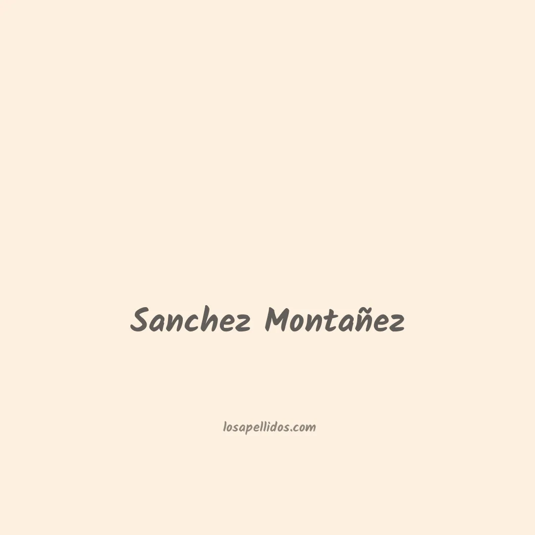 Sanchez montañez en chino