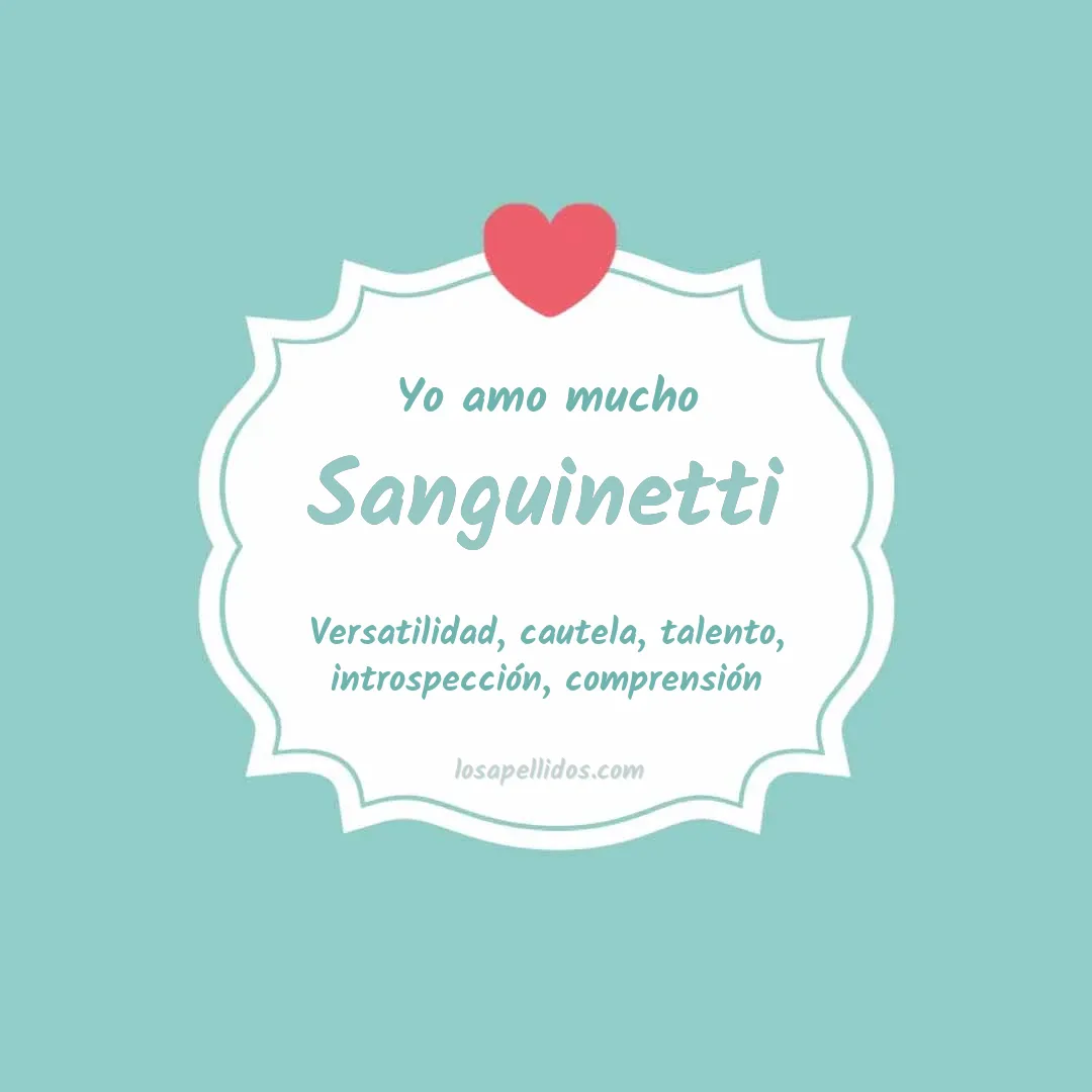 Yo amo mucho Sanguinetti
