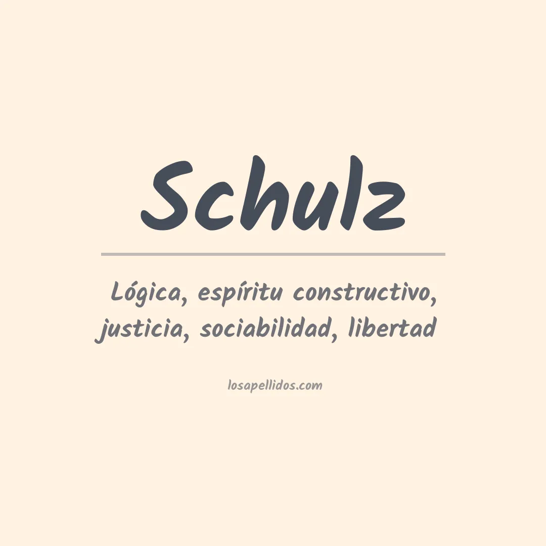 Apellido Schulz