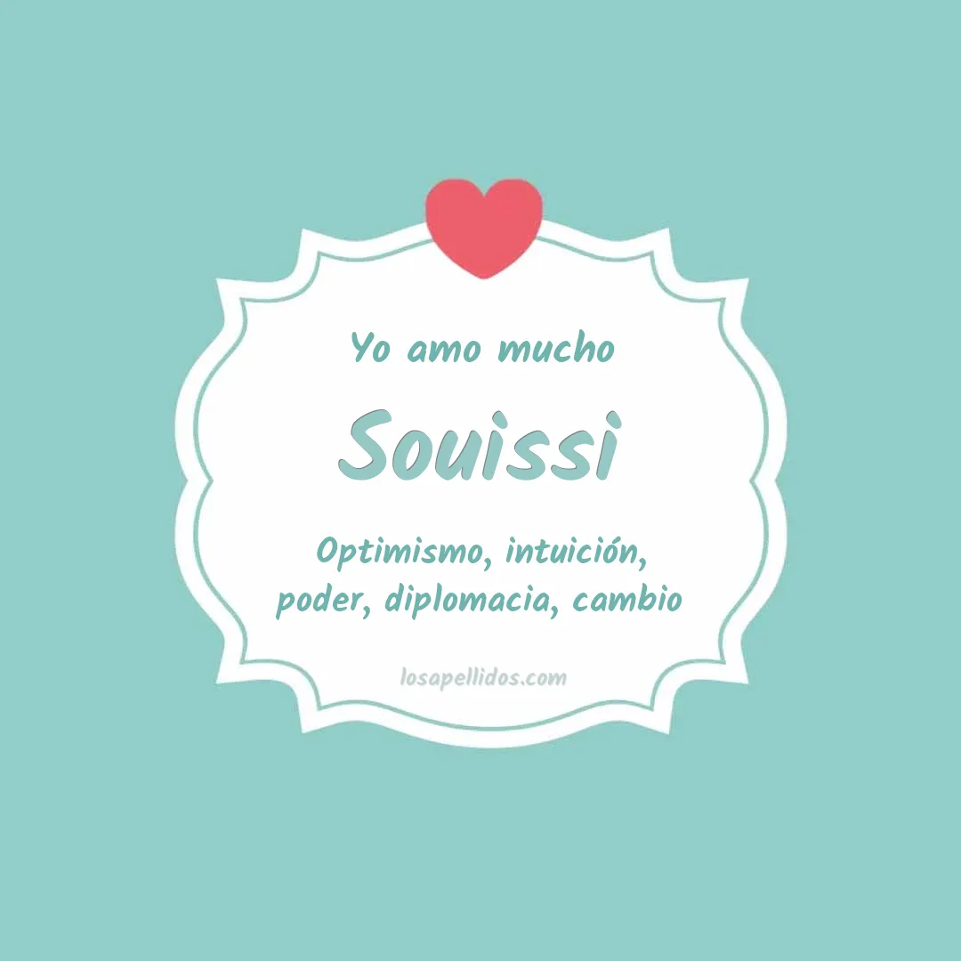 Yo amo mucho Souissi