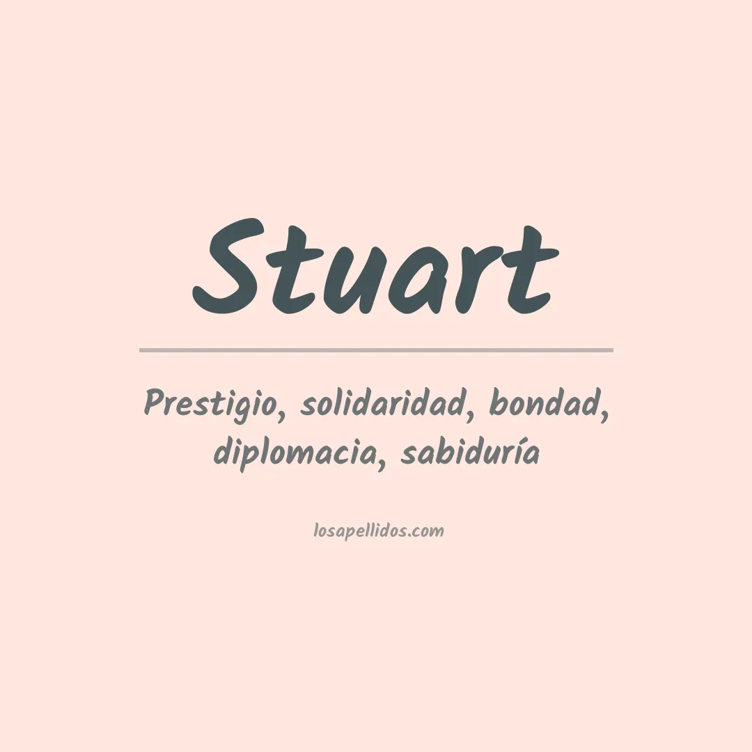 Significado del Apellido Stuart