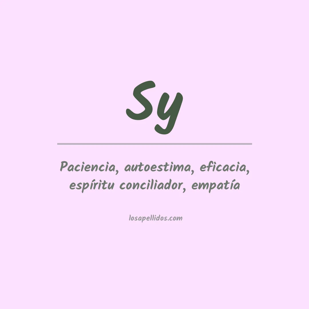 Apellido Sy