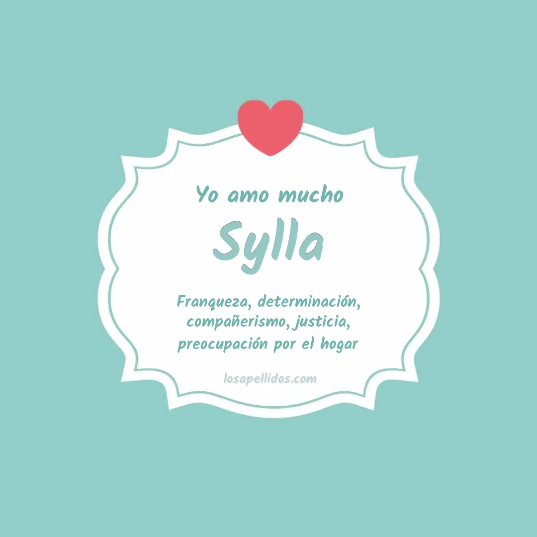 Yo amo mucho Sylla