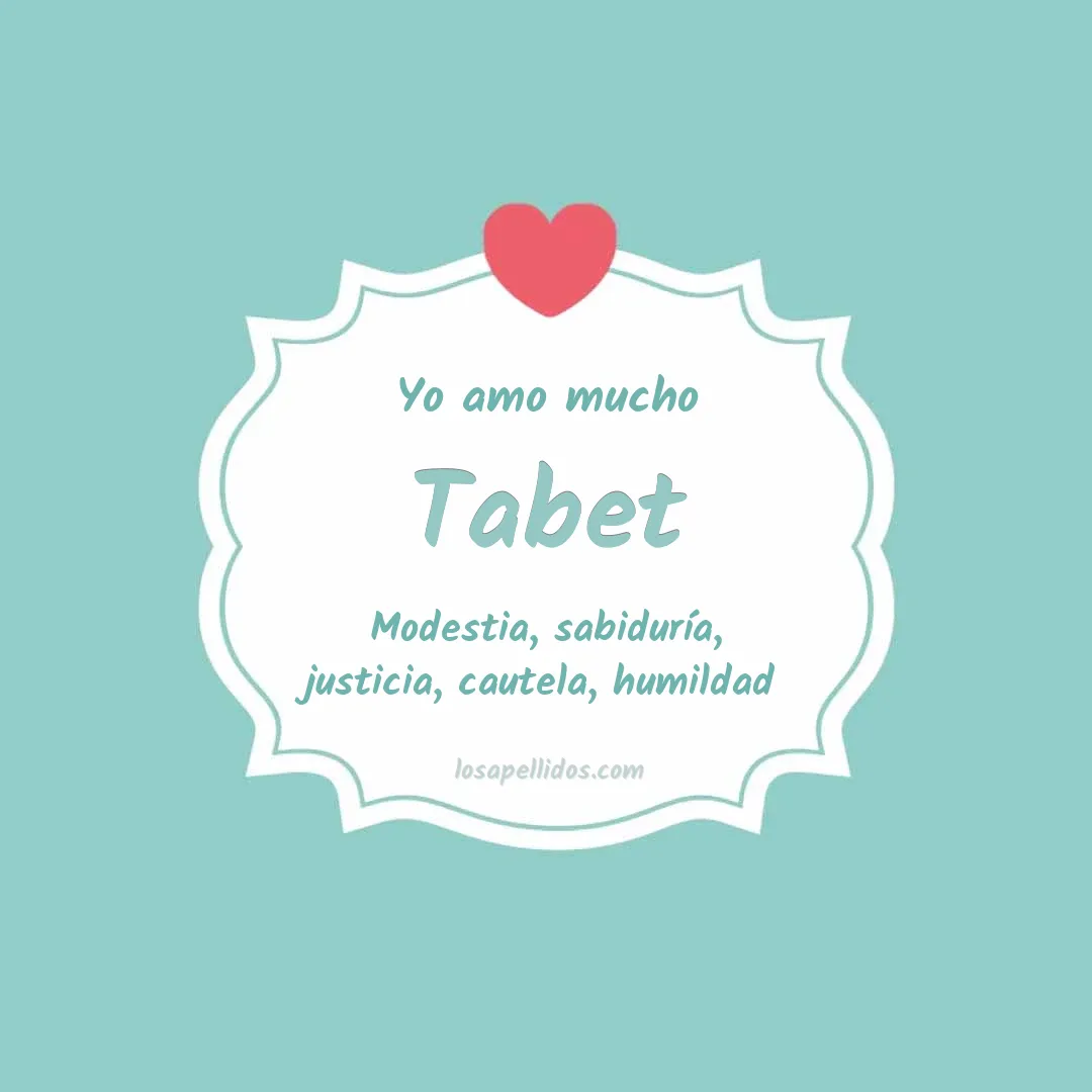 Yo amo mucho Tabet