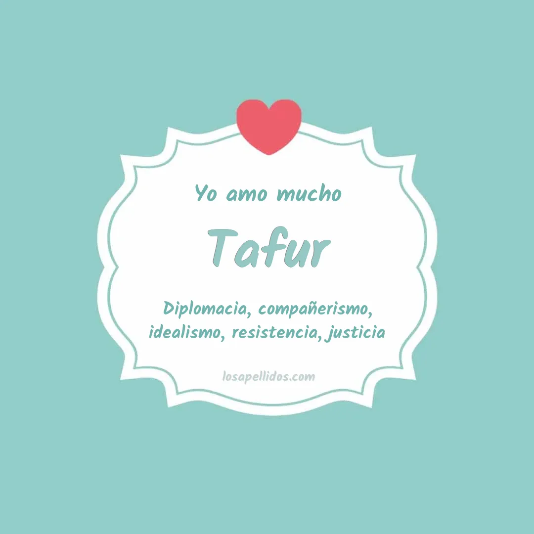 Yo amo mucho Tafur